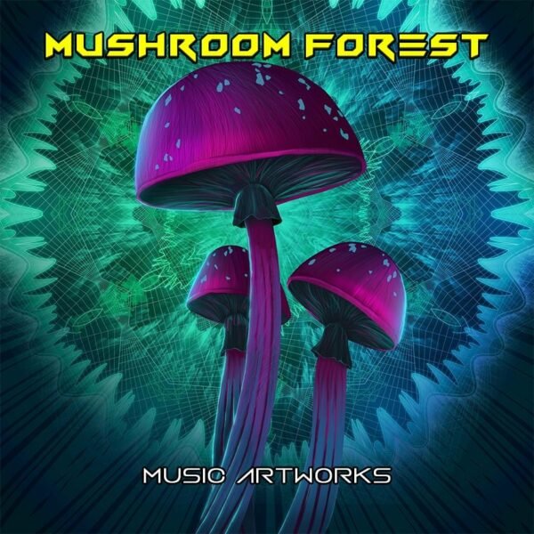 Mushroom Forest Psy-Trance Album Cover Art