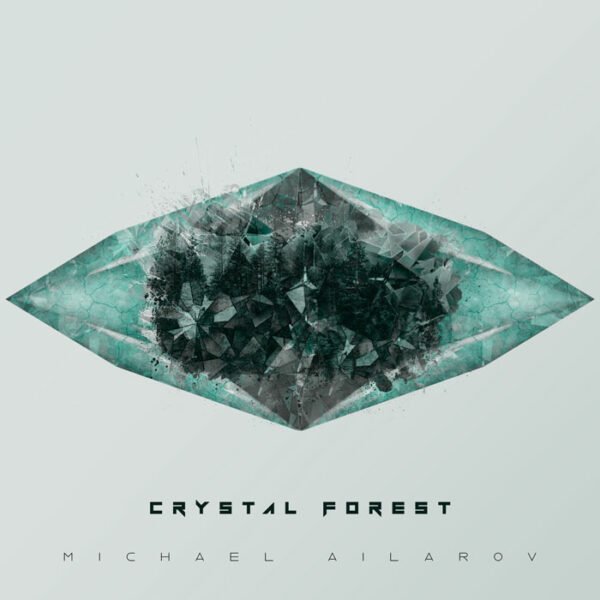Crystal Forest EDM Album Cover Art