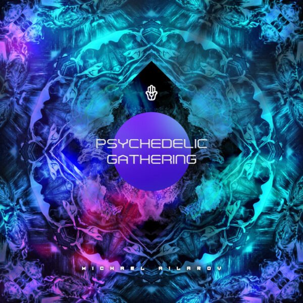 Psychedelic Gathering Trance EDM Album Cover Art