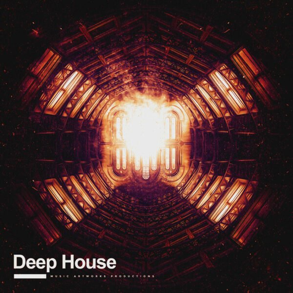 deep house dj cover art design